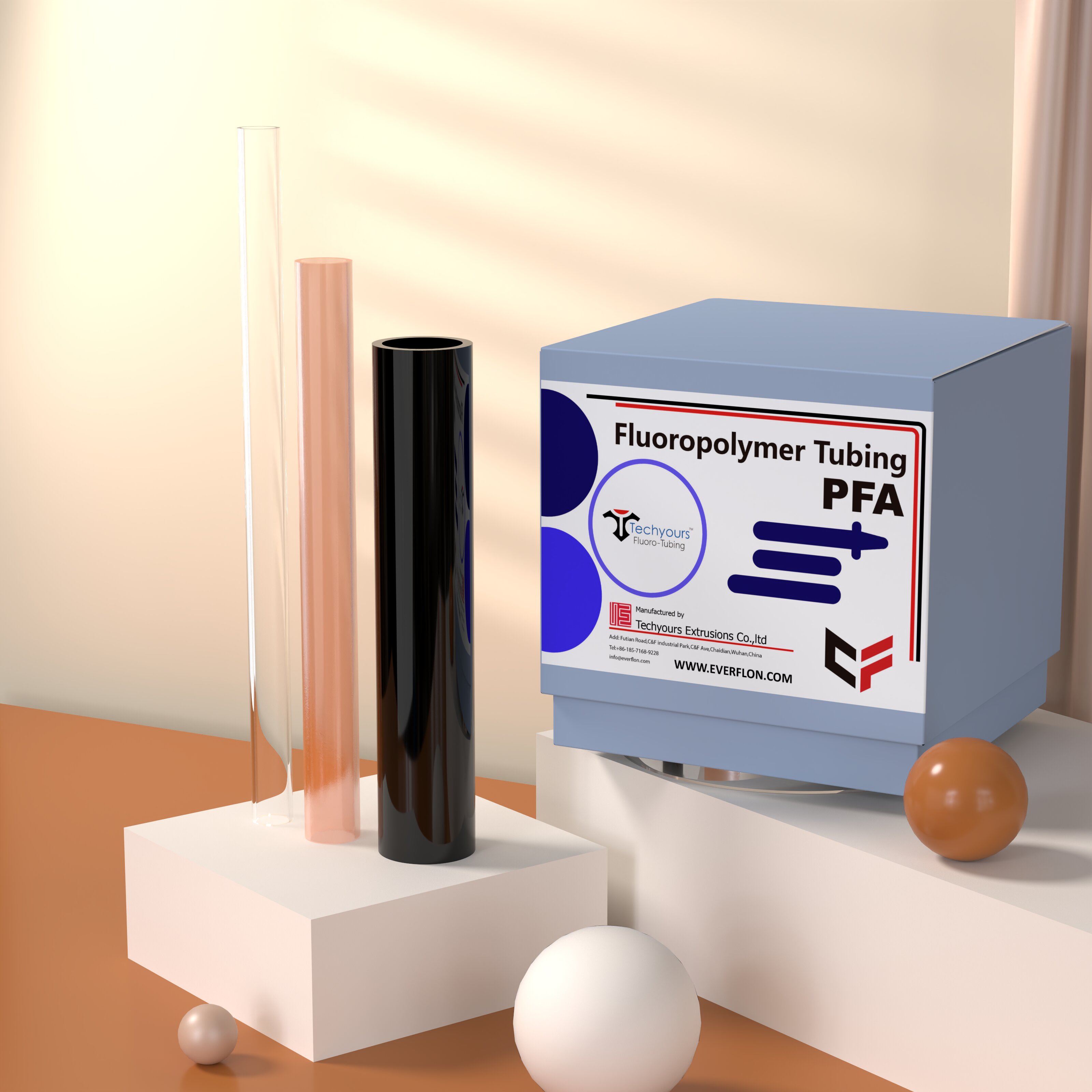 Techyours™PFA卡套管